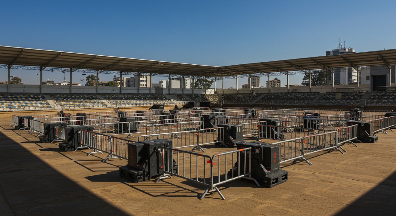 Stage Barricades Fencing