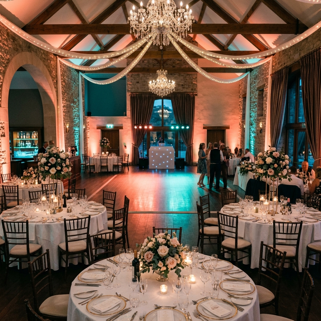 Wedding Reception Uplighting