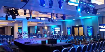 corporate conference av setup