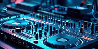 event management dj setup